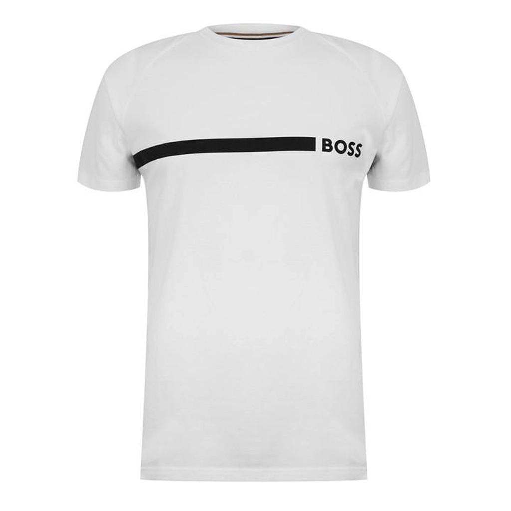 Hugo Boss Logo Slim T Shirt - White